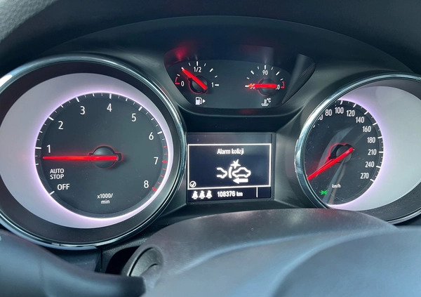 Opel Astra cena 44999 przebieg: 108000, rok produkcji 2017 z Czechowice-Dziedzice małe 742